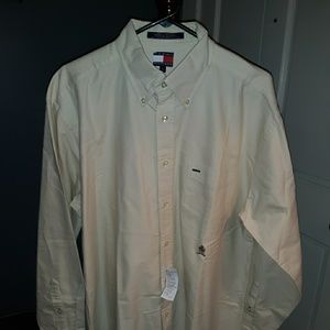 Creme long sleeve shirt